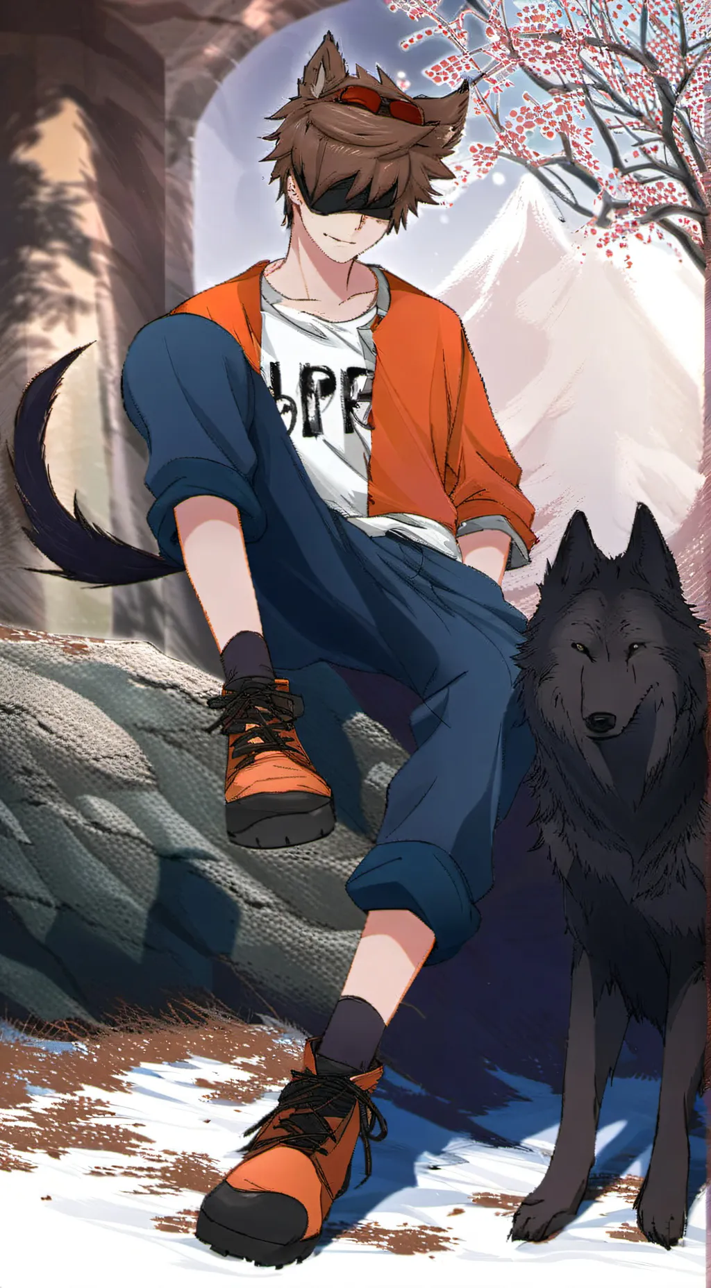 ai character: fang background