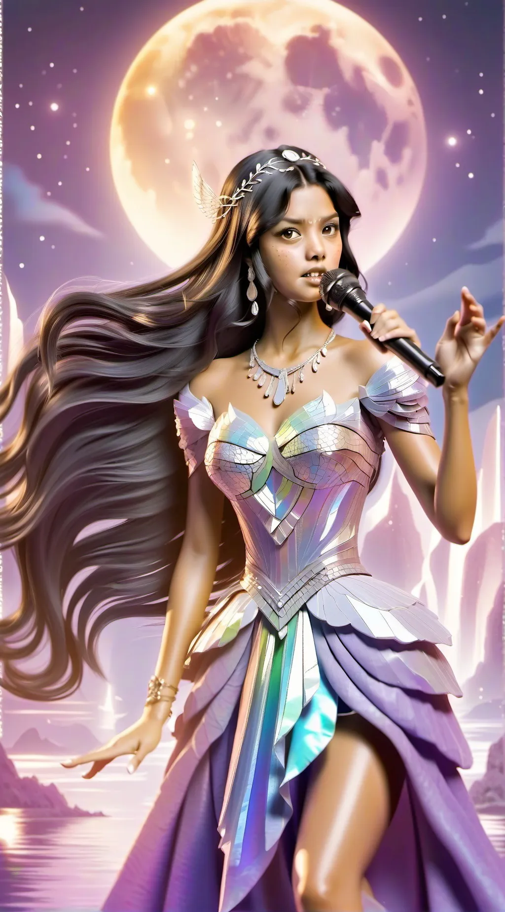 ai character: Olivia Rodrigo background
