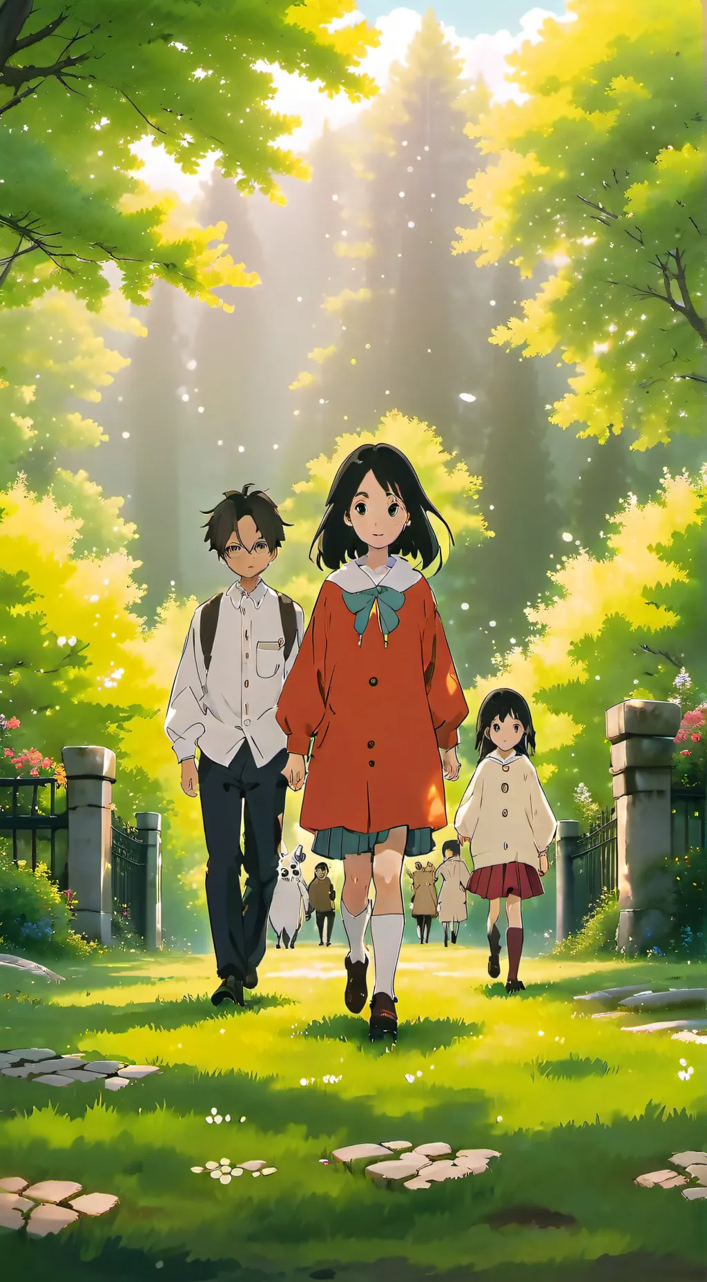 ai character: sprunki school background