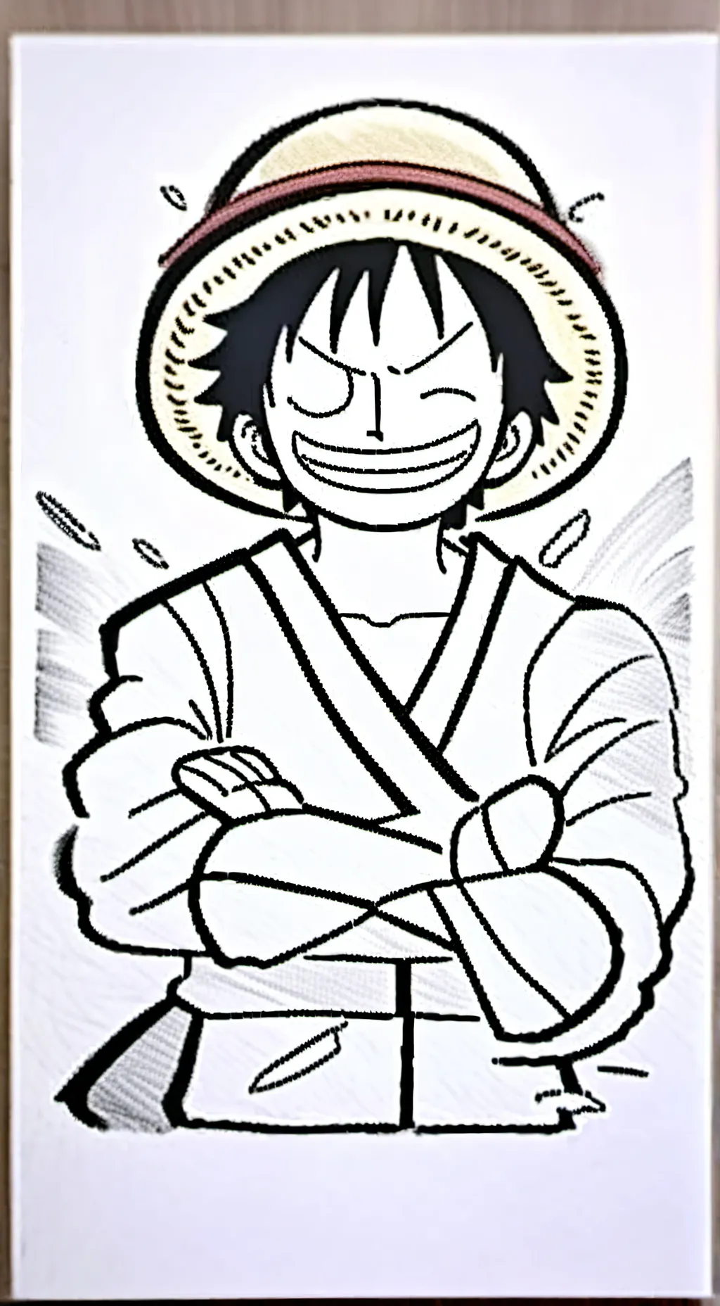 ai character: One piece shrinks  background