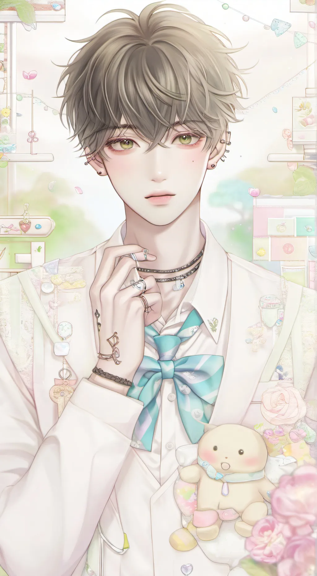 ai character: Minho  background