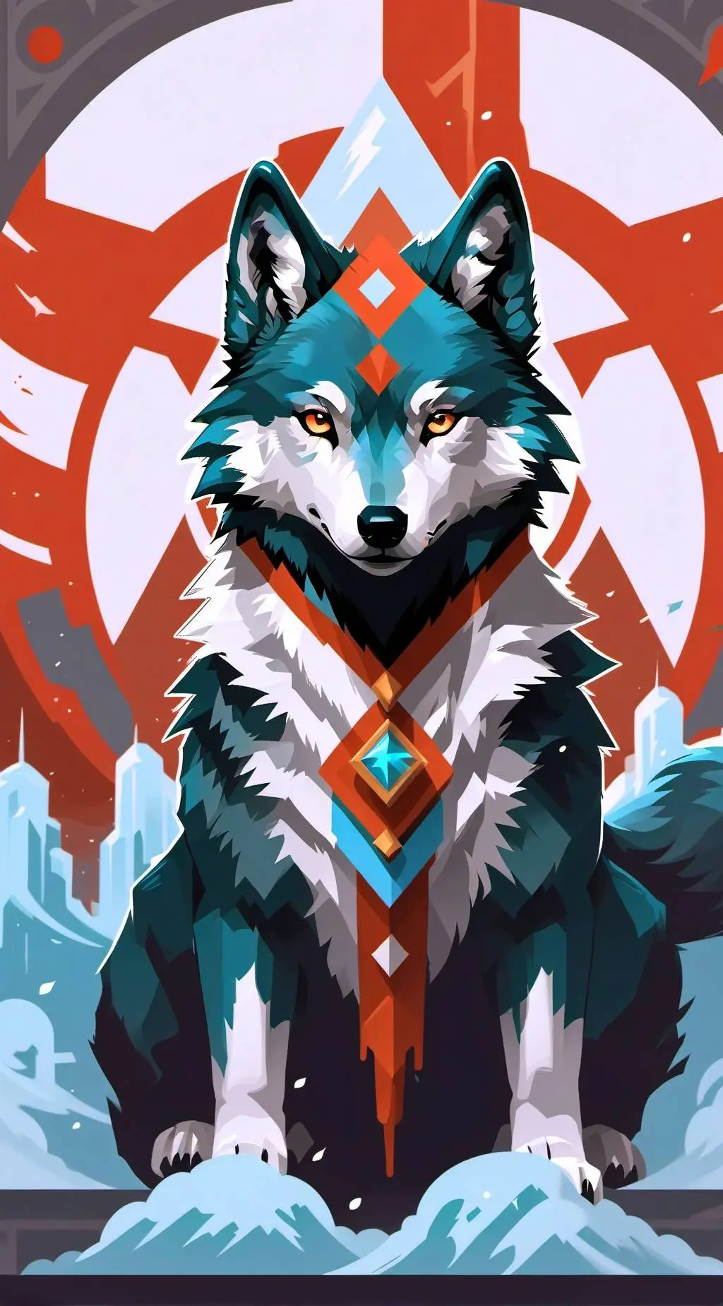 Talkie AI - Chat with Elemental wolves