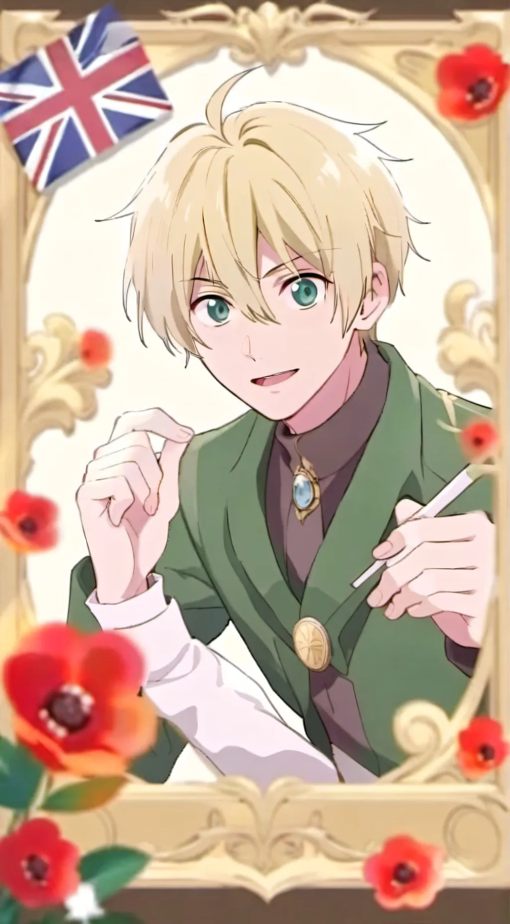 ai character: Arthur  background