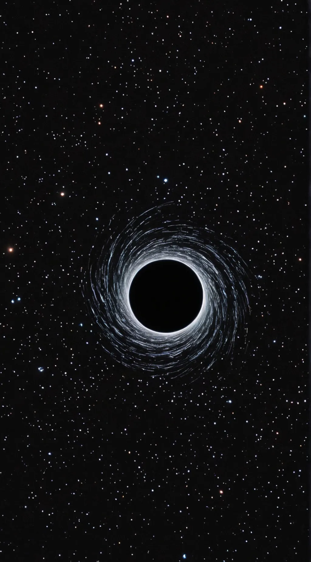 ai character: black hole background