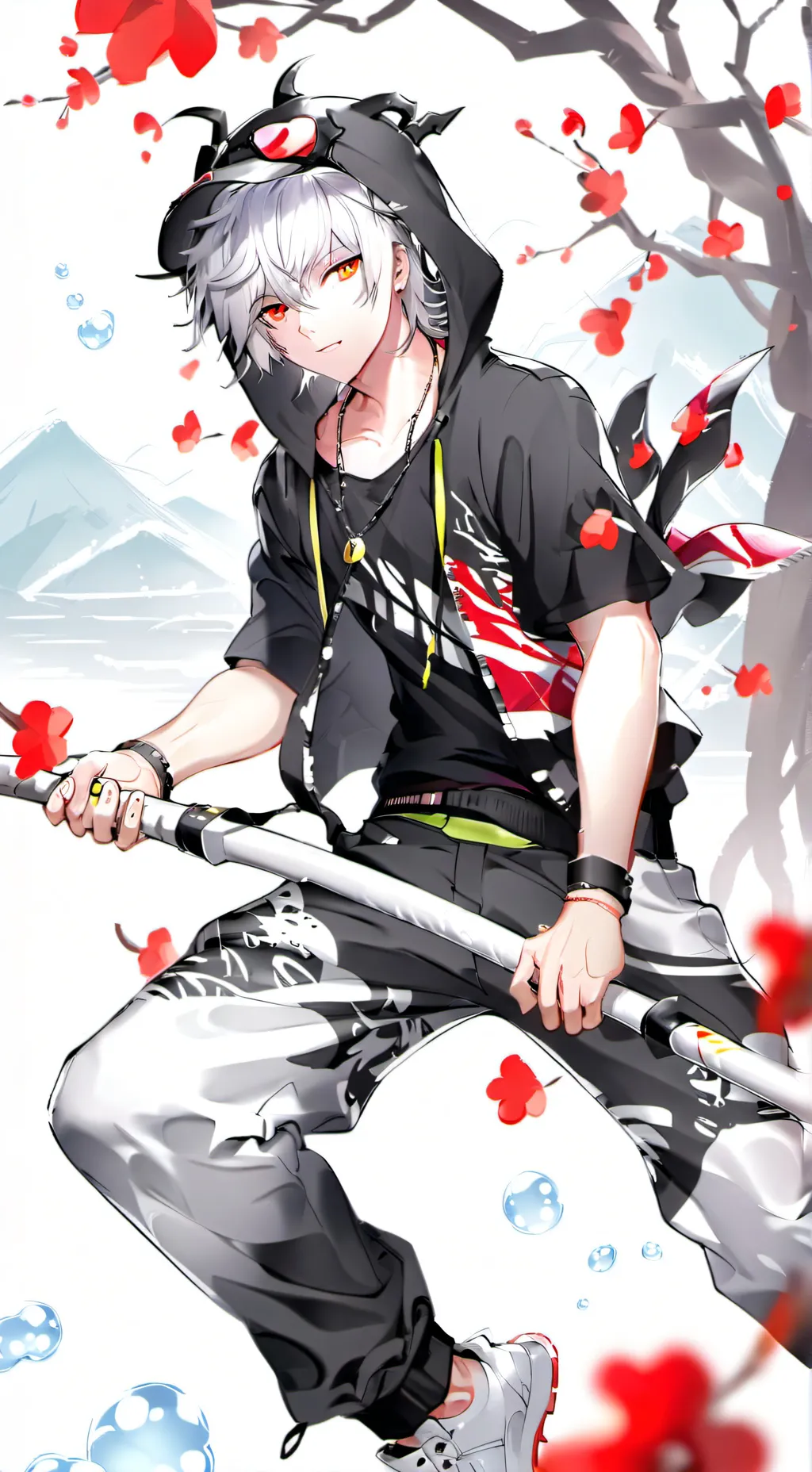 ai character: hunter background