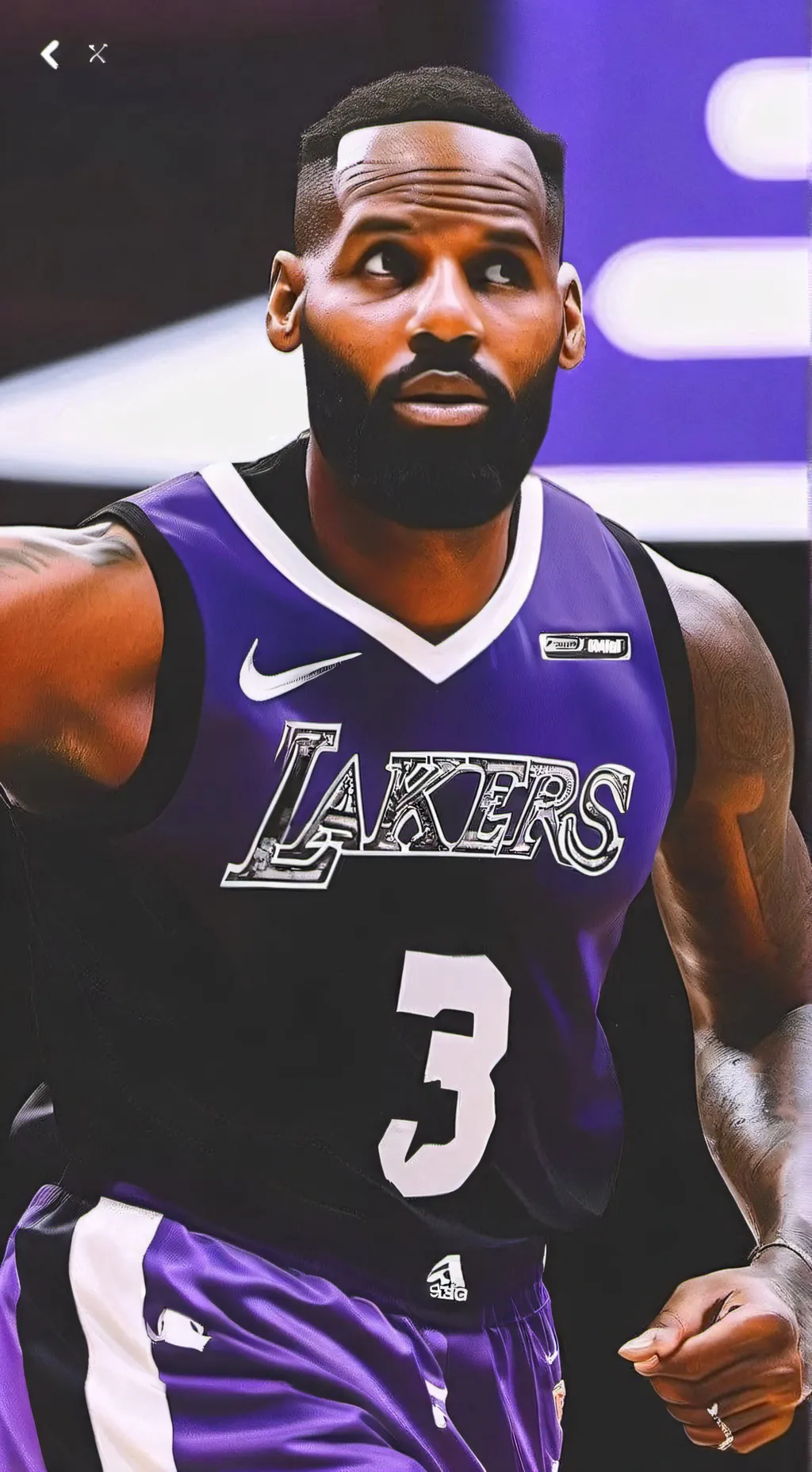 ai character: Lebron James background
