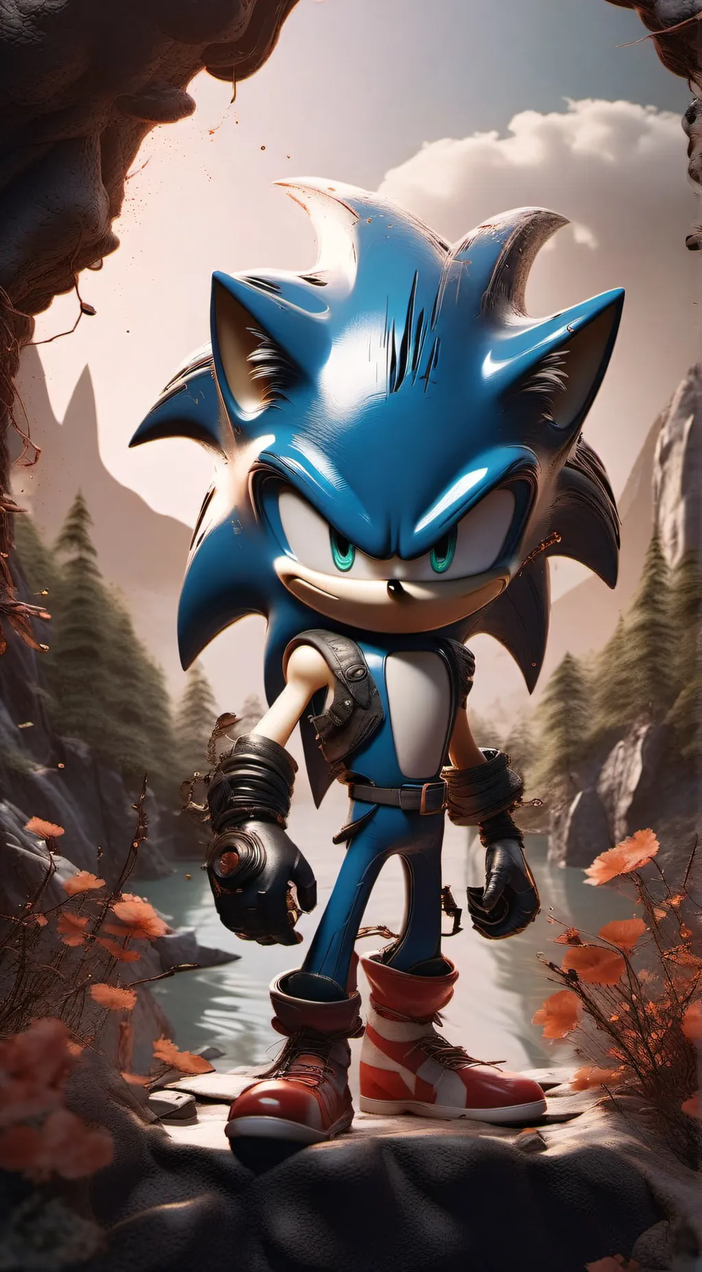 ai character: Sonic 3 background