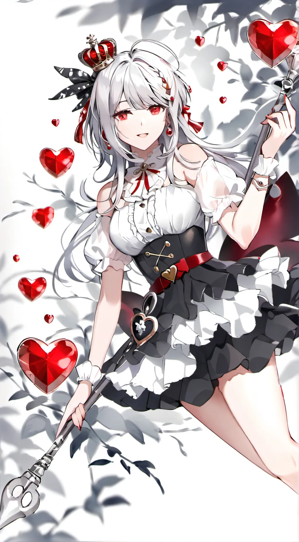 ai character: Princess of hearts background