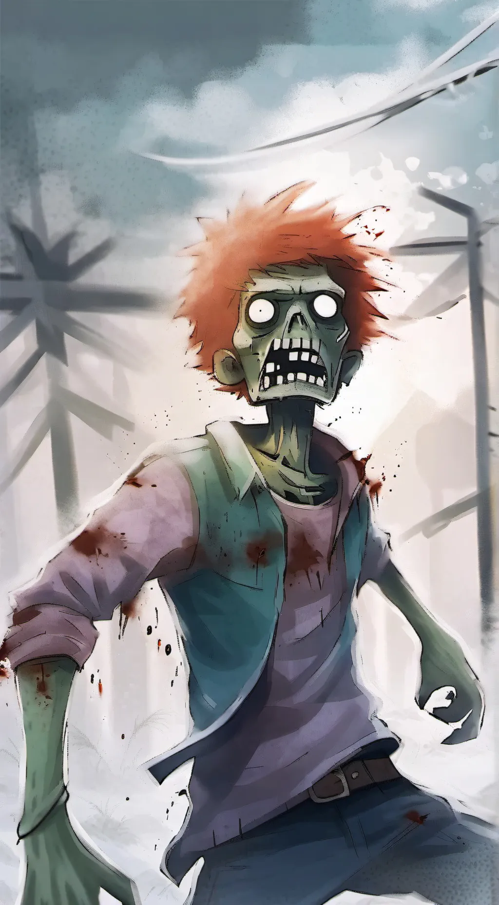 ai character: htf Zombies background