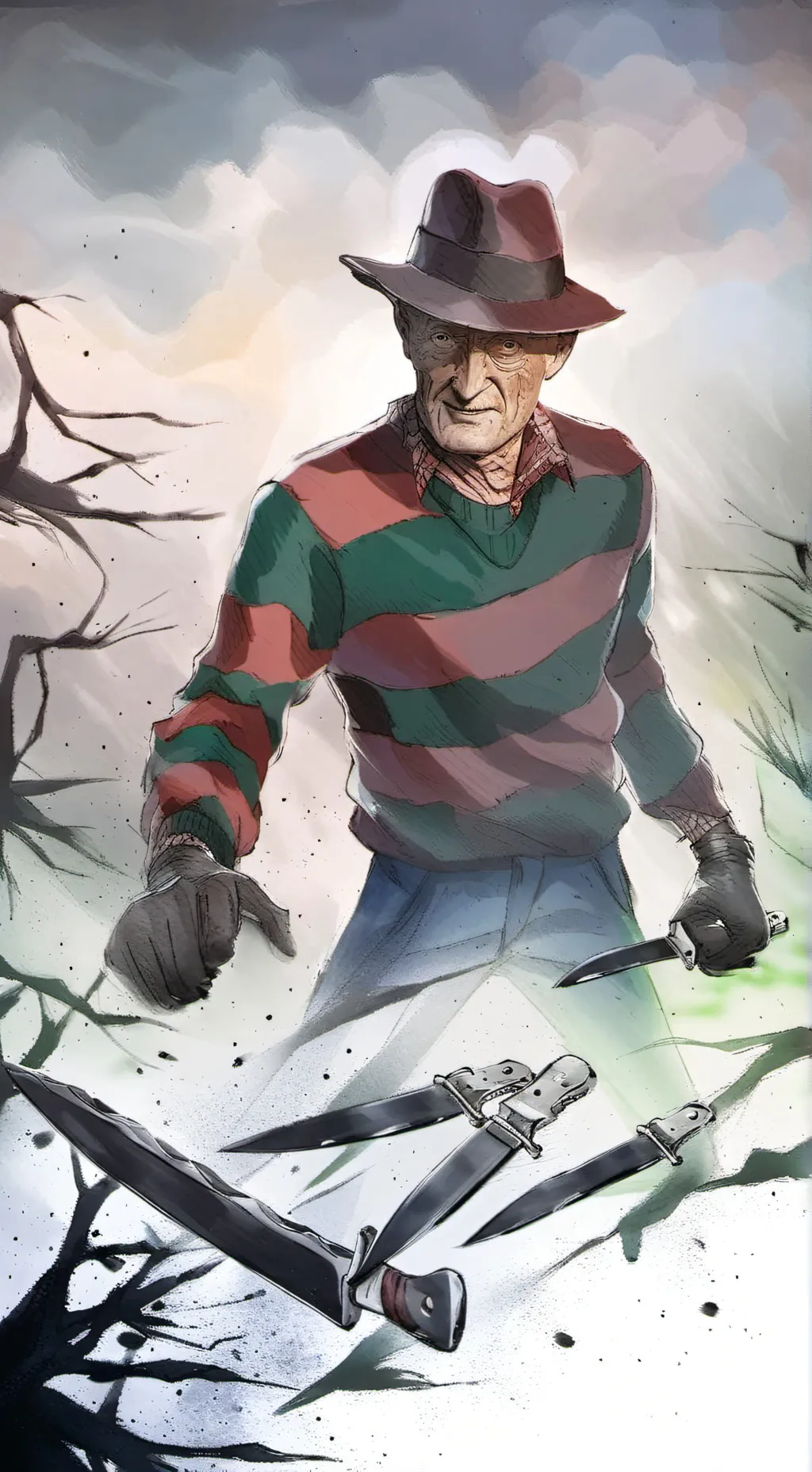 ai character: Freddy Krueger background