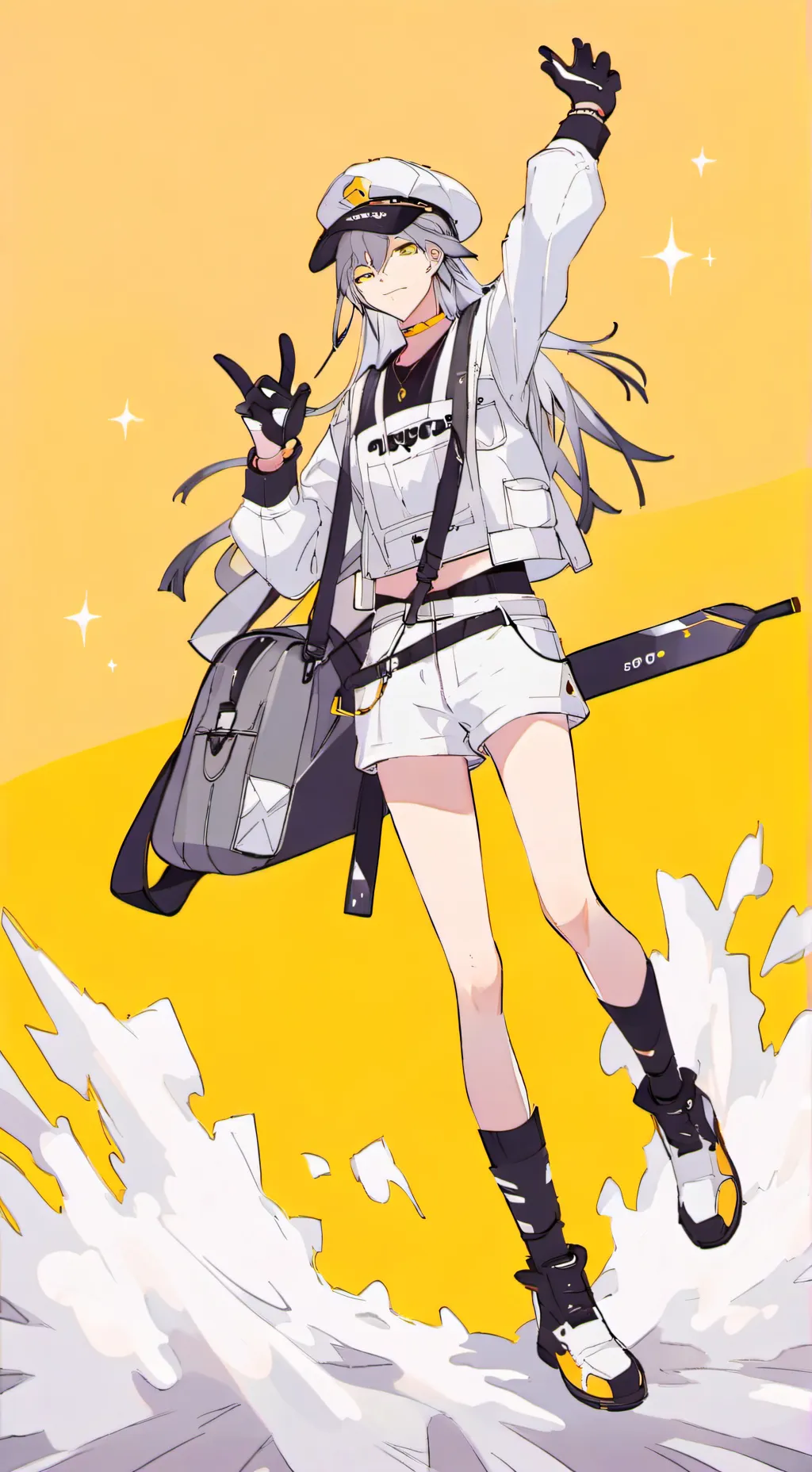ai character: wenda x gray *sg2* background