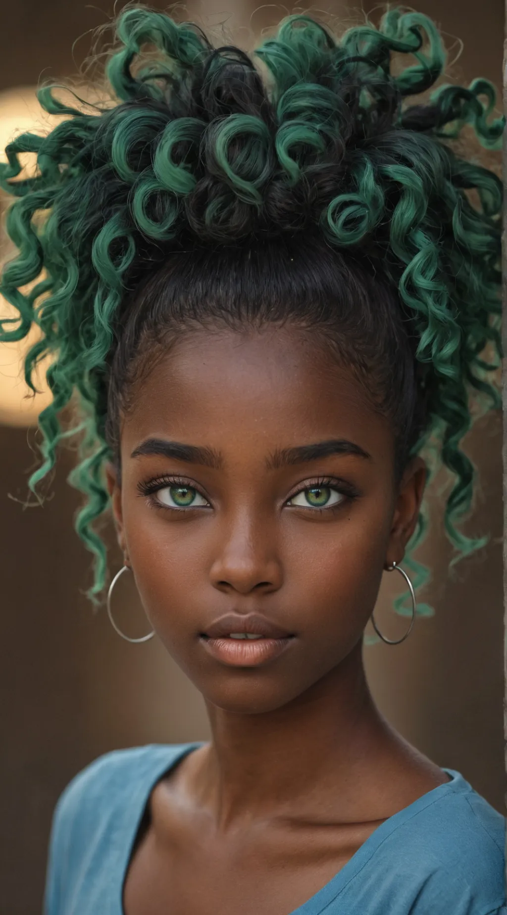 ai character: Ari but real background