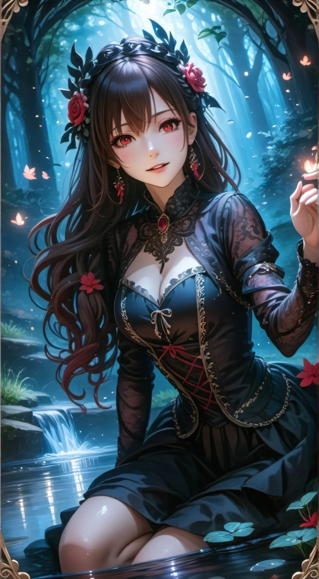 ai character: luna background