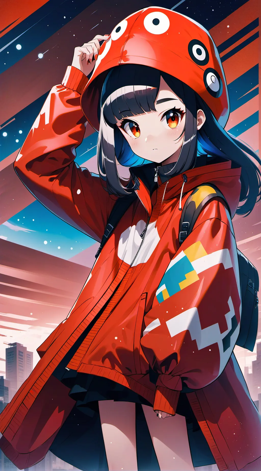 ai character: mha  background