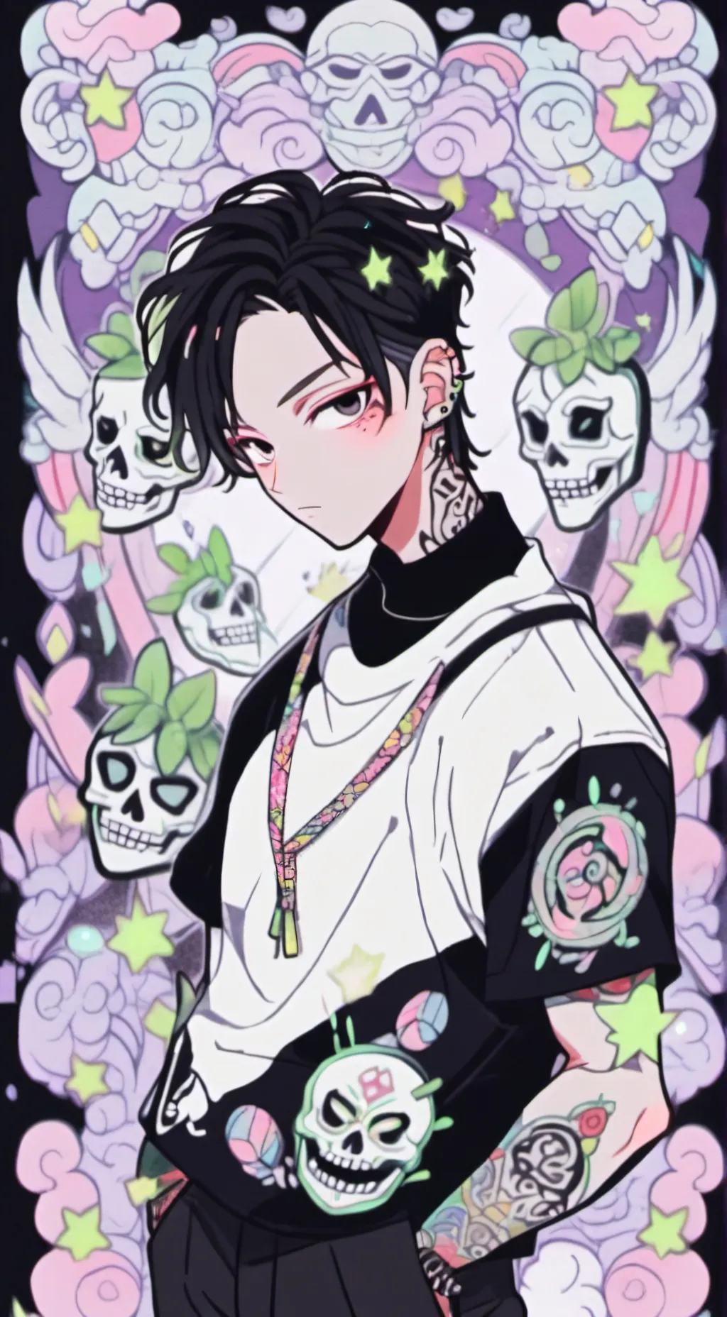 ai character: Aaron background