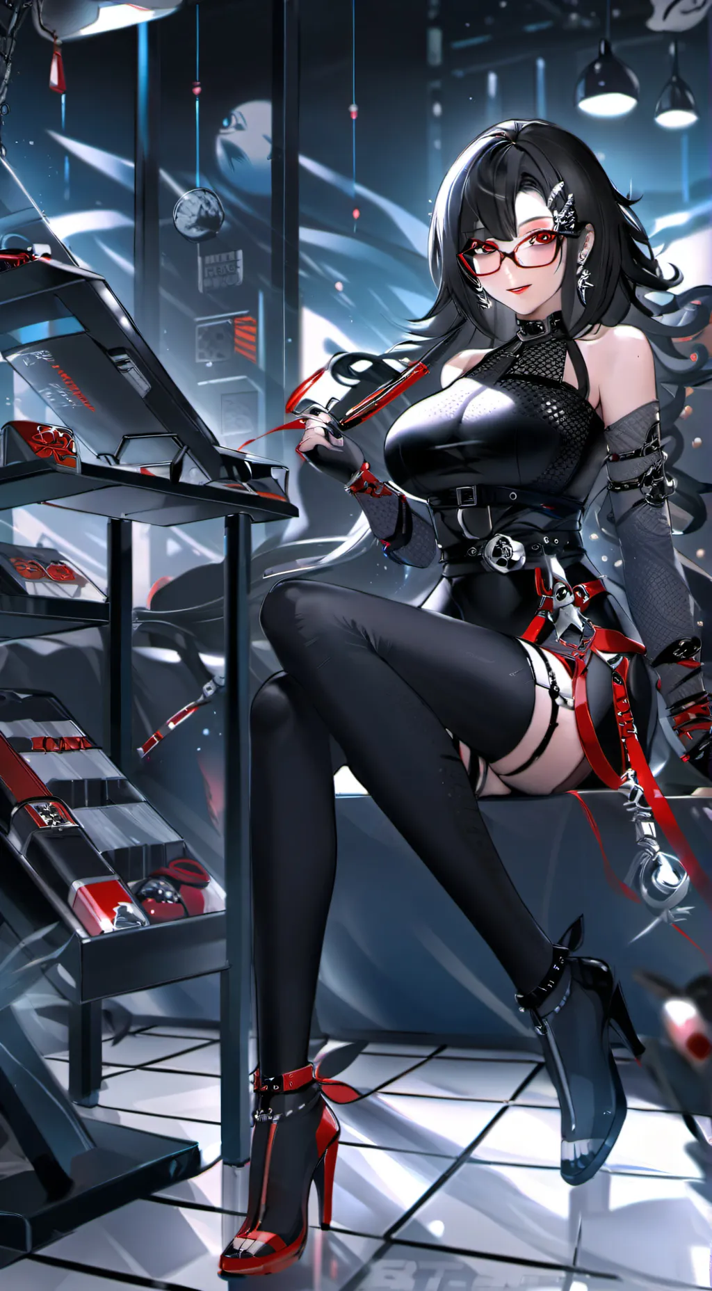ai character: Red Queen background