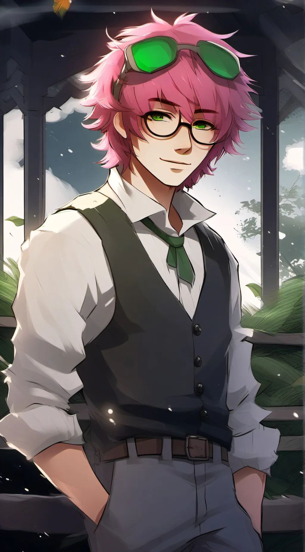 ai character: Saki k ⭐️💫 background