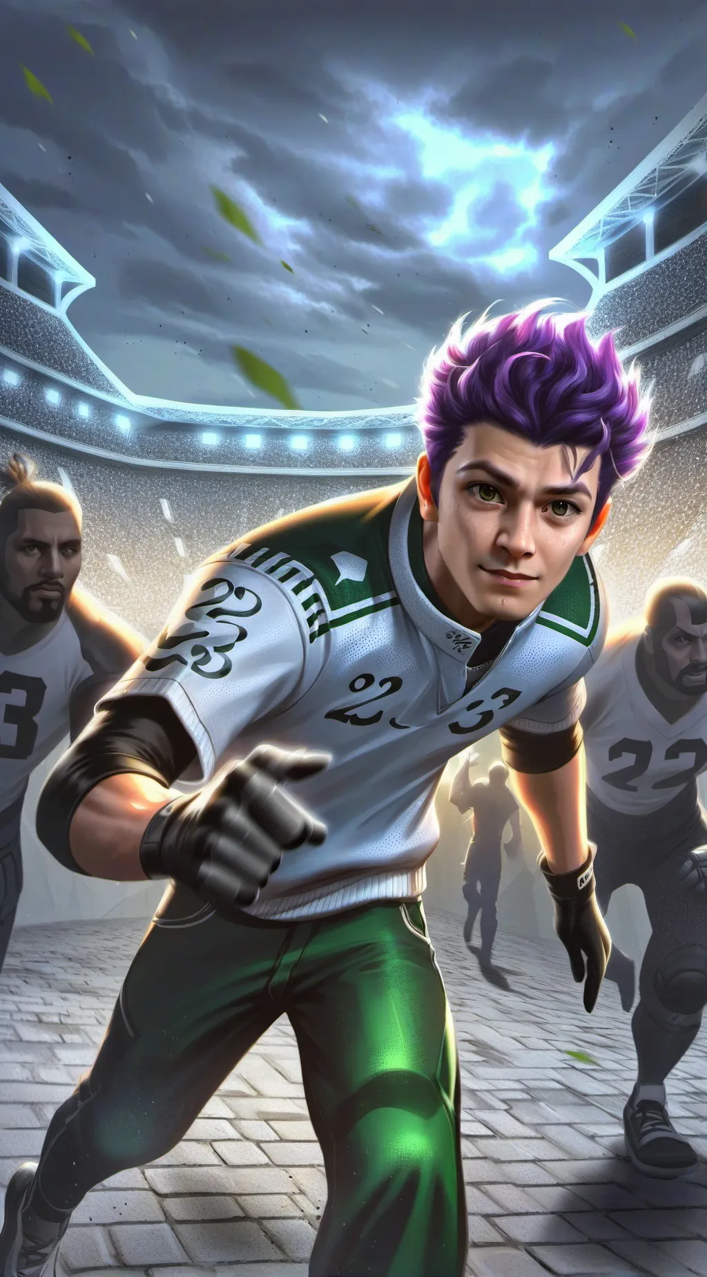 ai character: Thanos muerte background