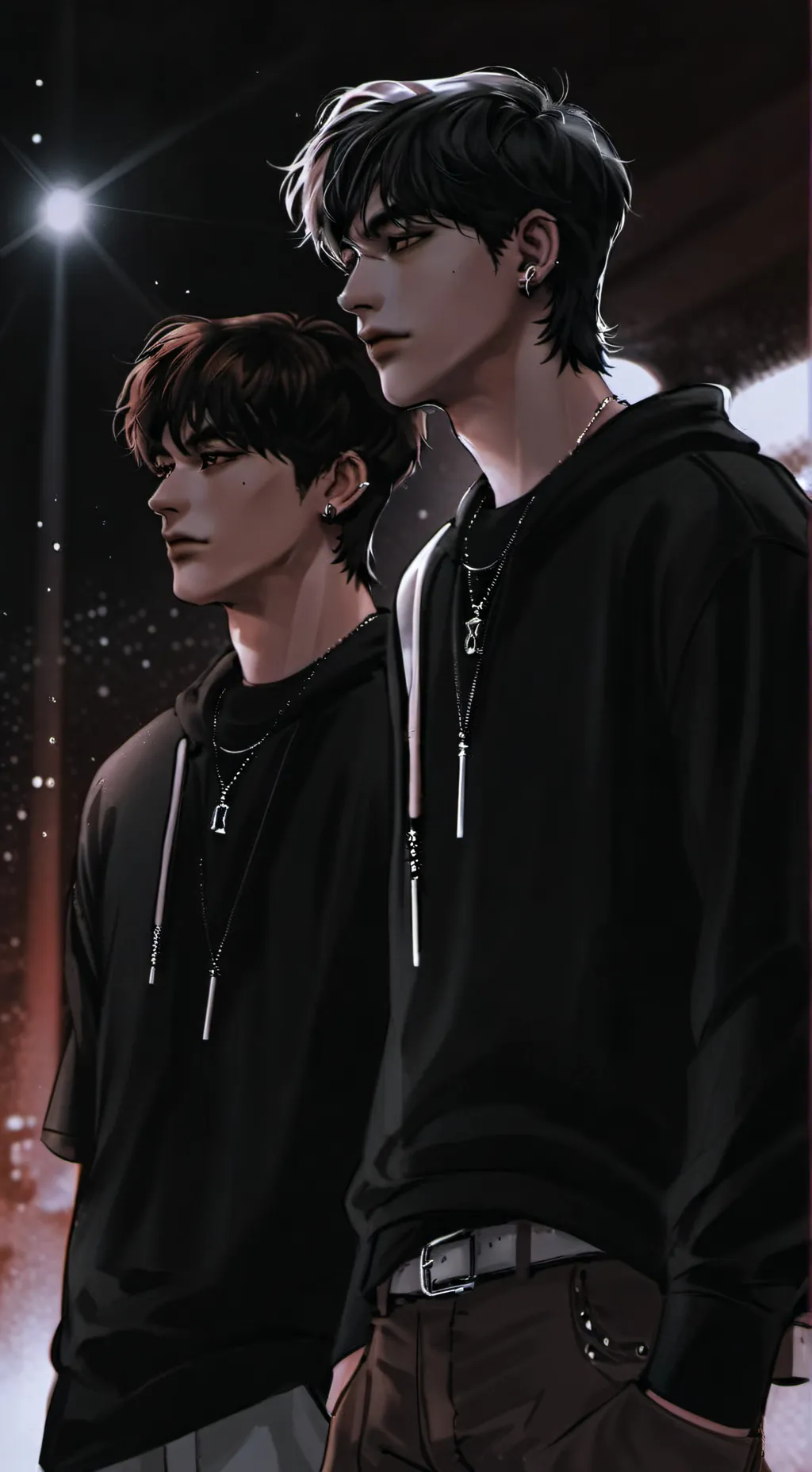ai character: Light and Night  background