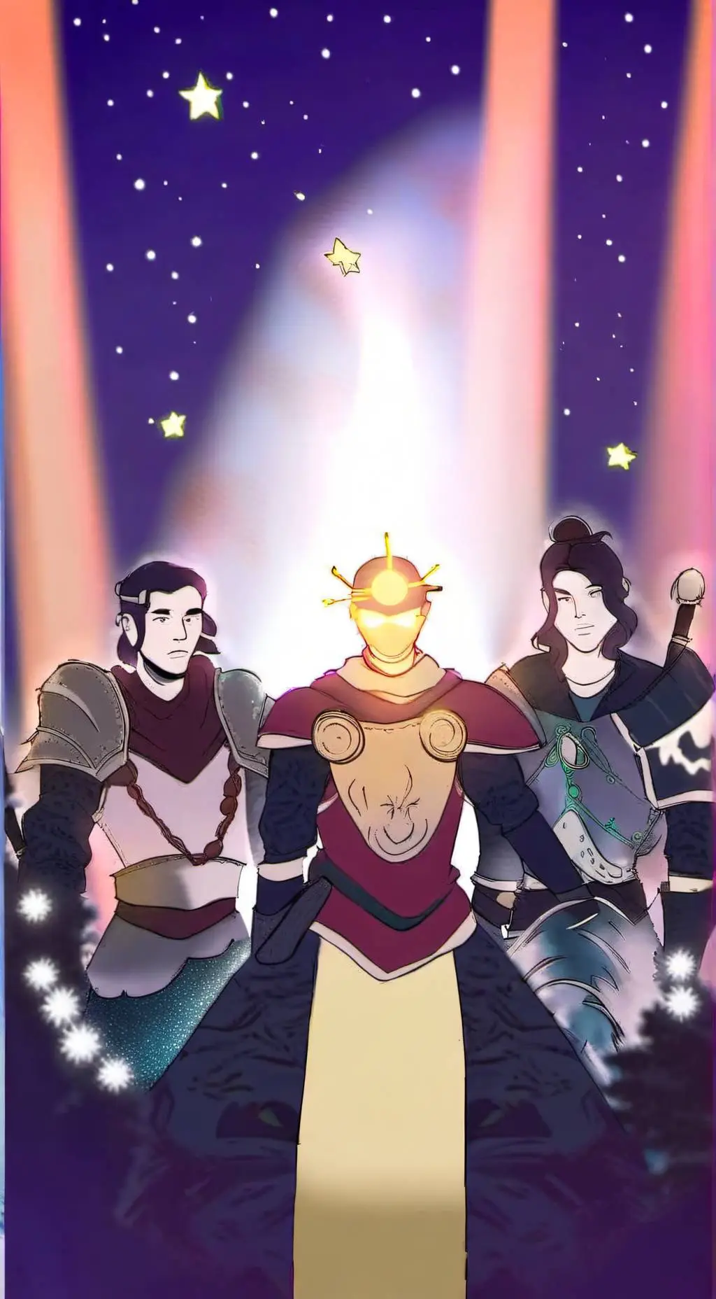 ai character: star siblings  background