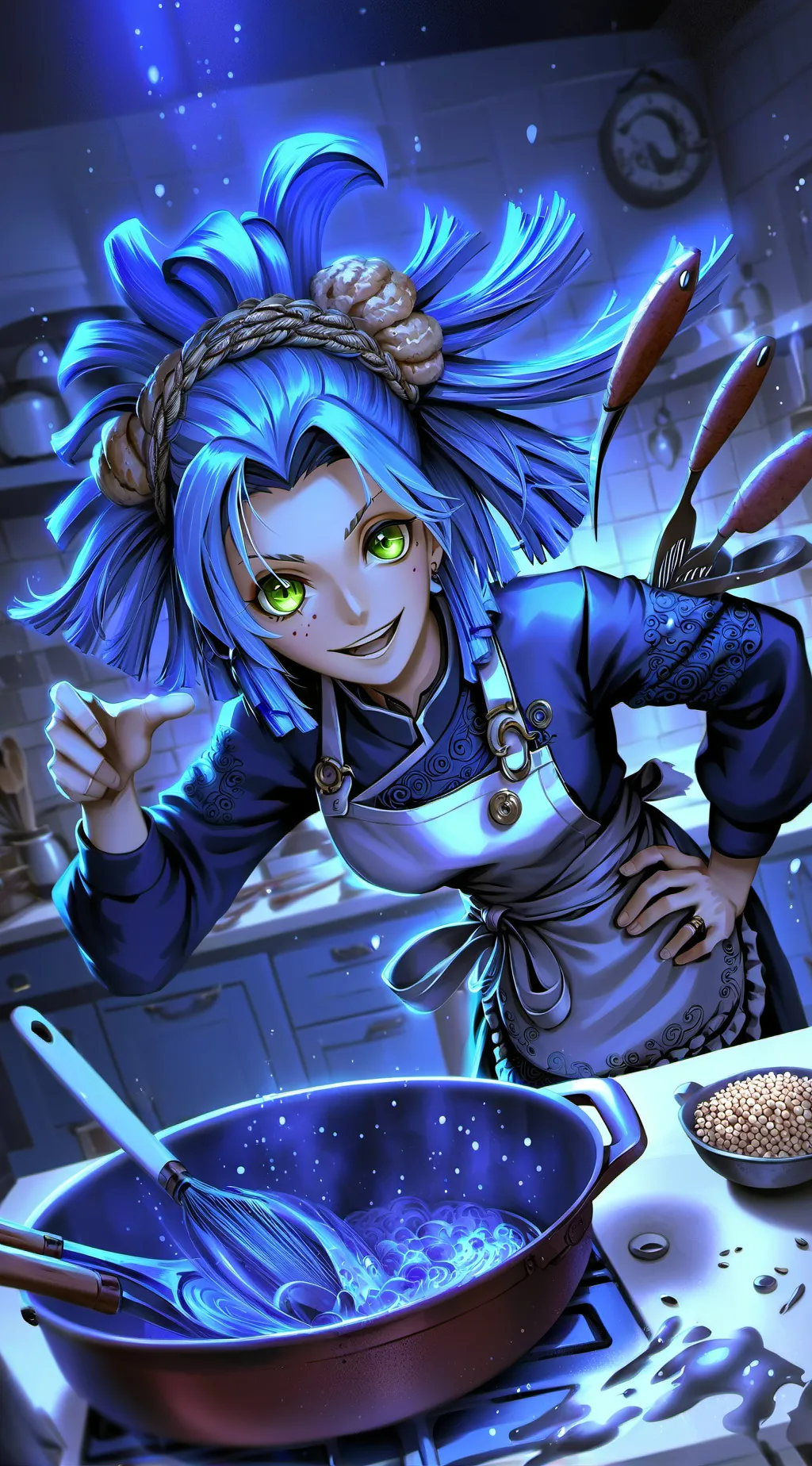 ai character: Culinary Rival background
