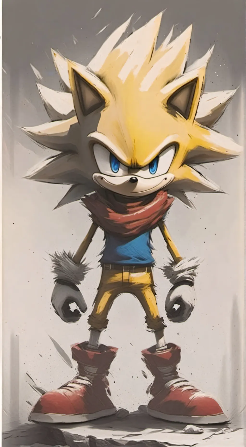 ai character: Sonamy Super background