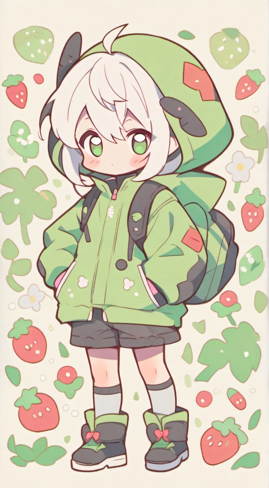 ai character: april🤟 background