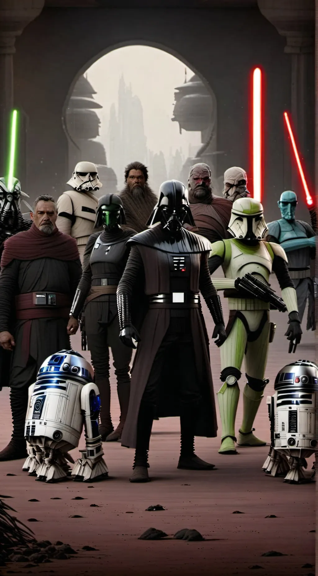 ai character: Star Wars background