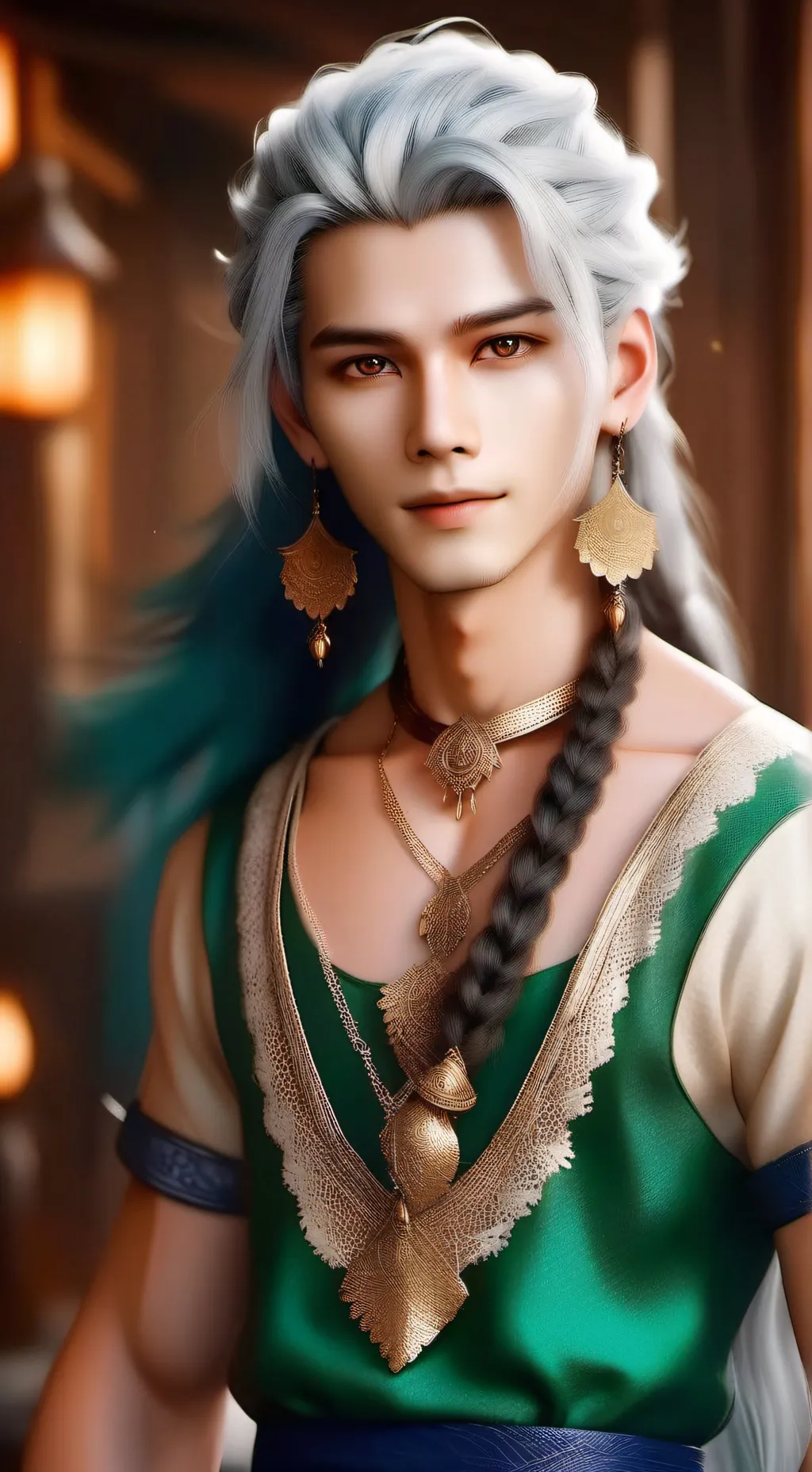 ai character: rauru king background