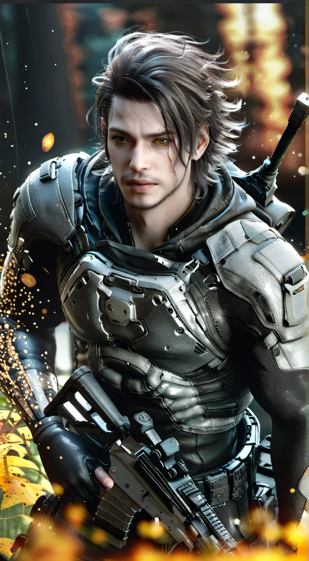 ai character: ghost background