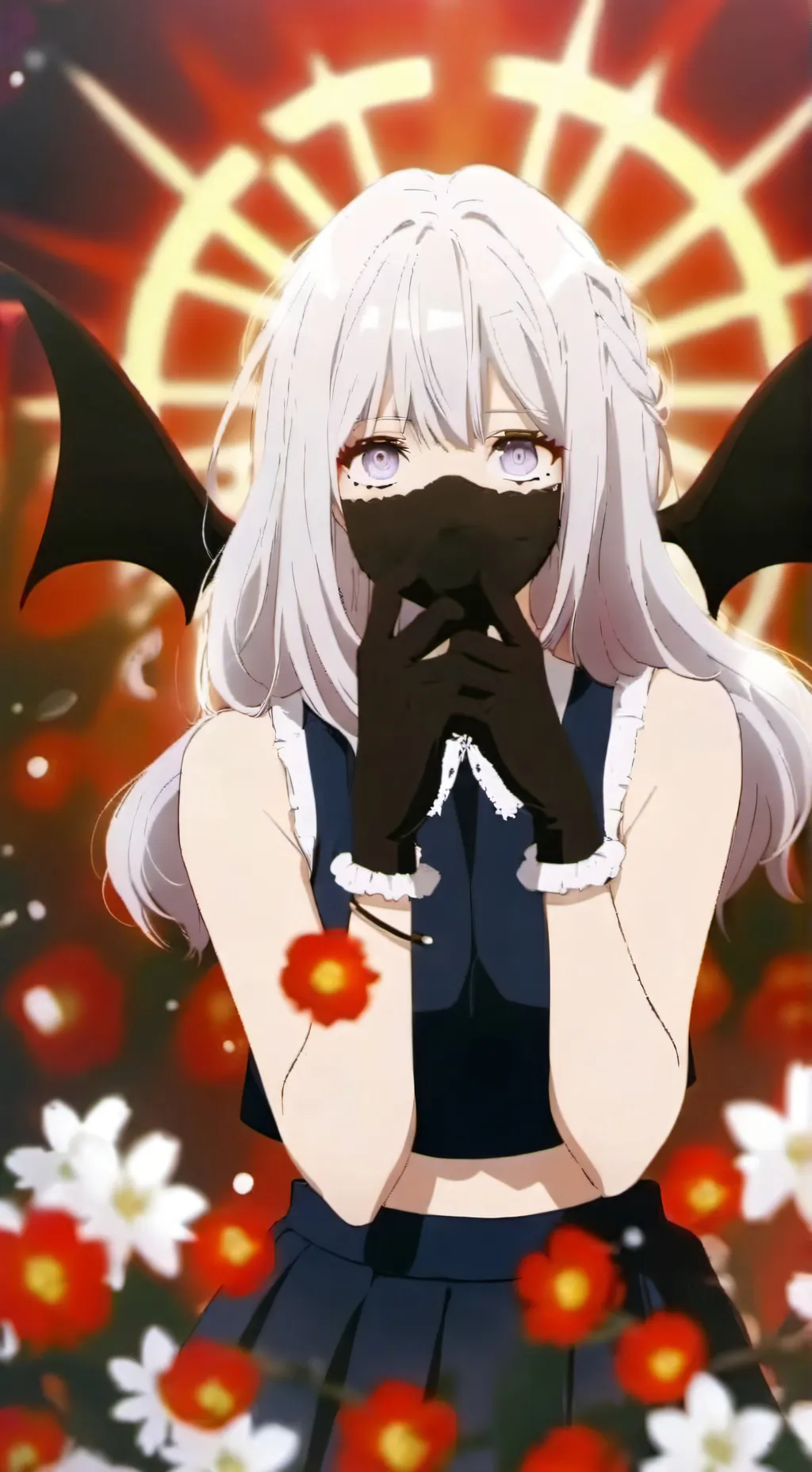 ai character: demon eslayer  background