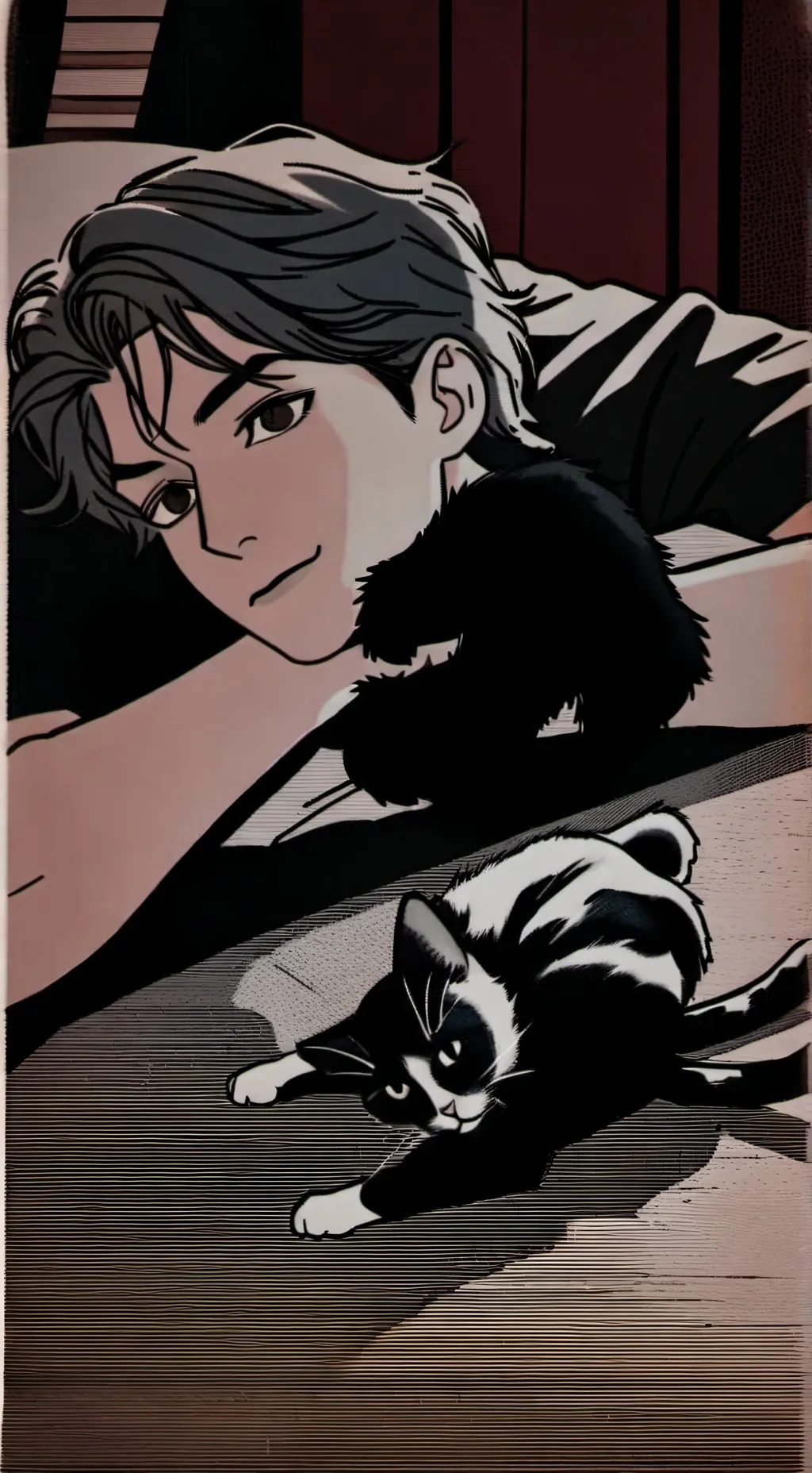 ai character: Catnap  background