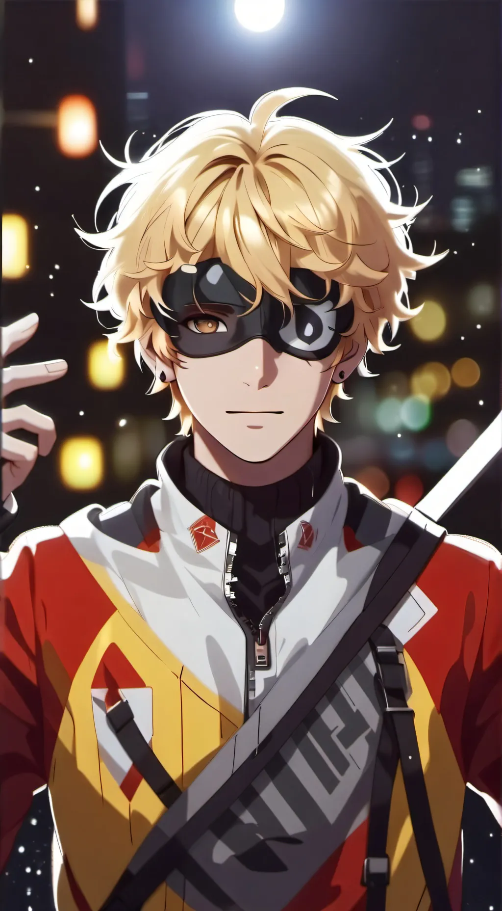 ai character: Sun & Moon background