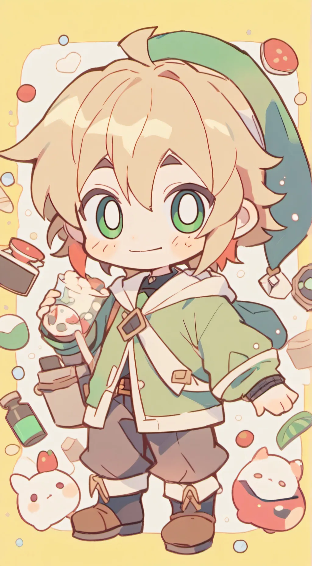 ai character: Ben Drowned  background
