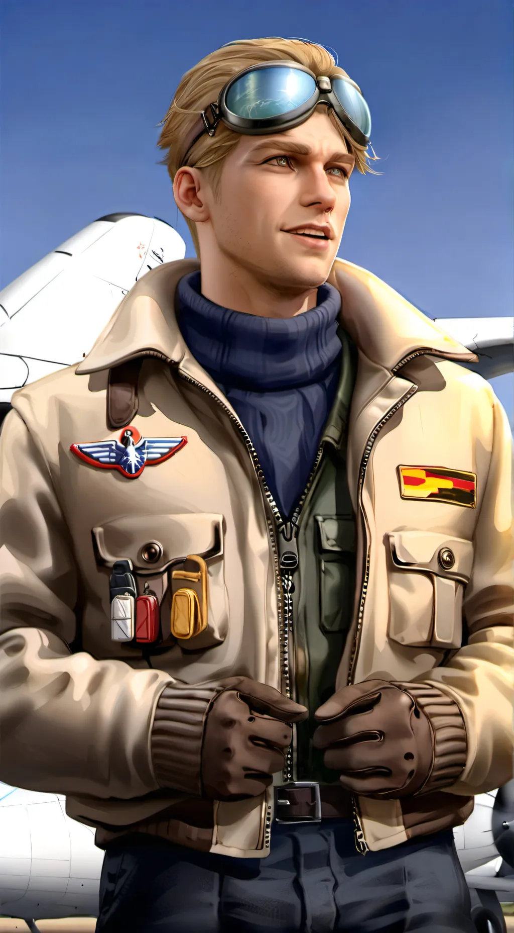 ai character: Cid HighWind background
