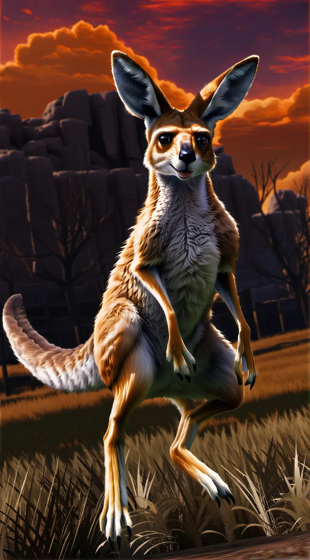 ai character: sprunki mustard  background