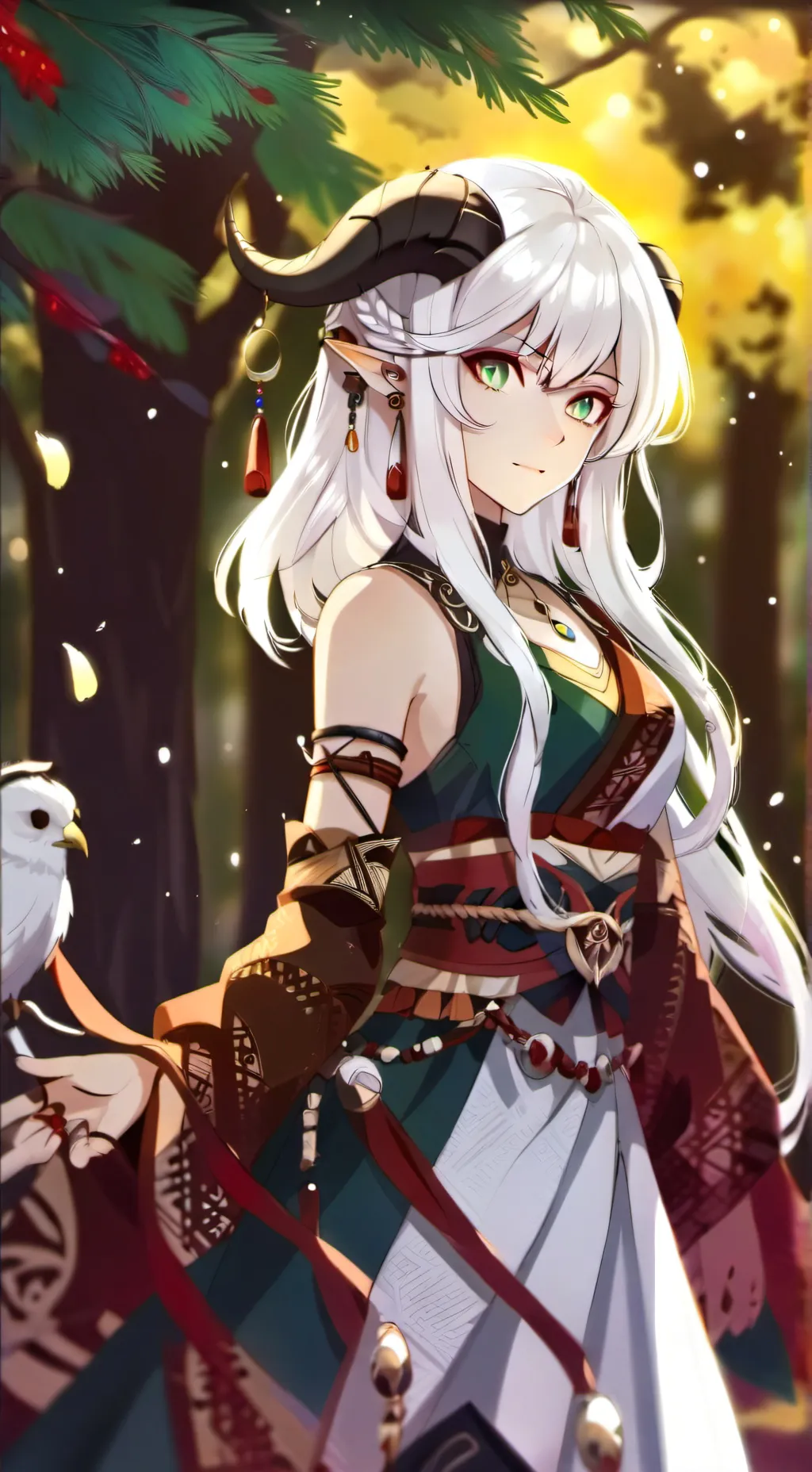 ai character: Lunala background