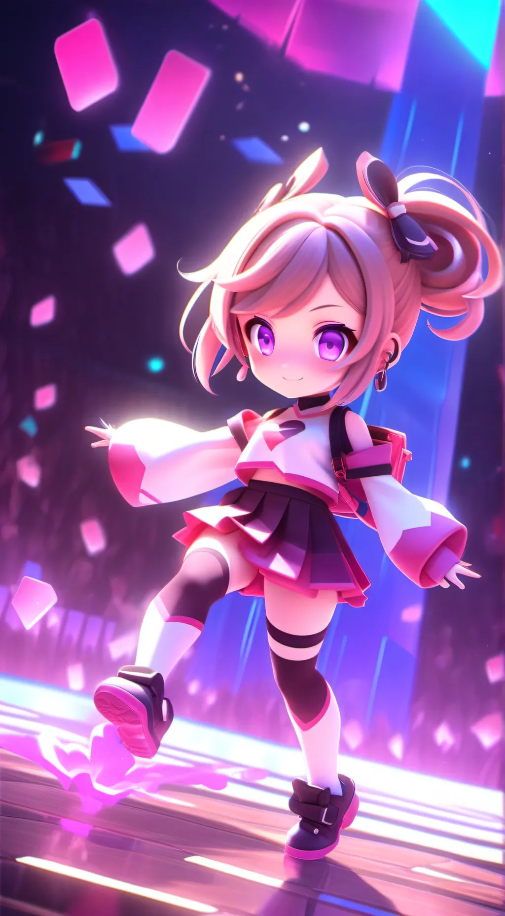 ai character: girls control boys background