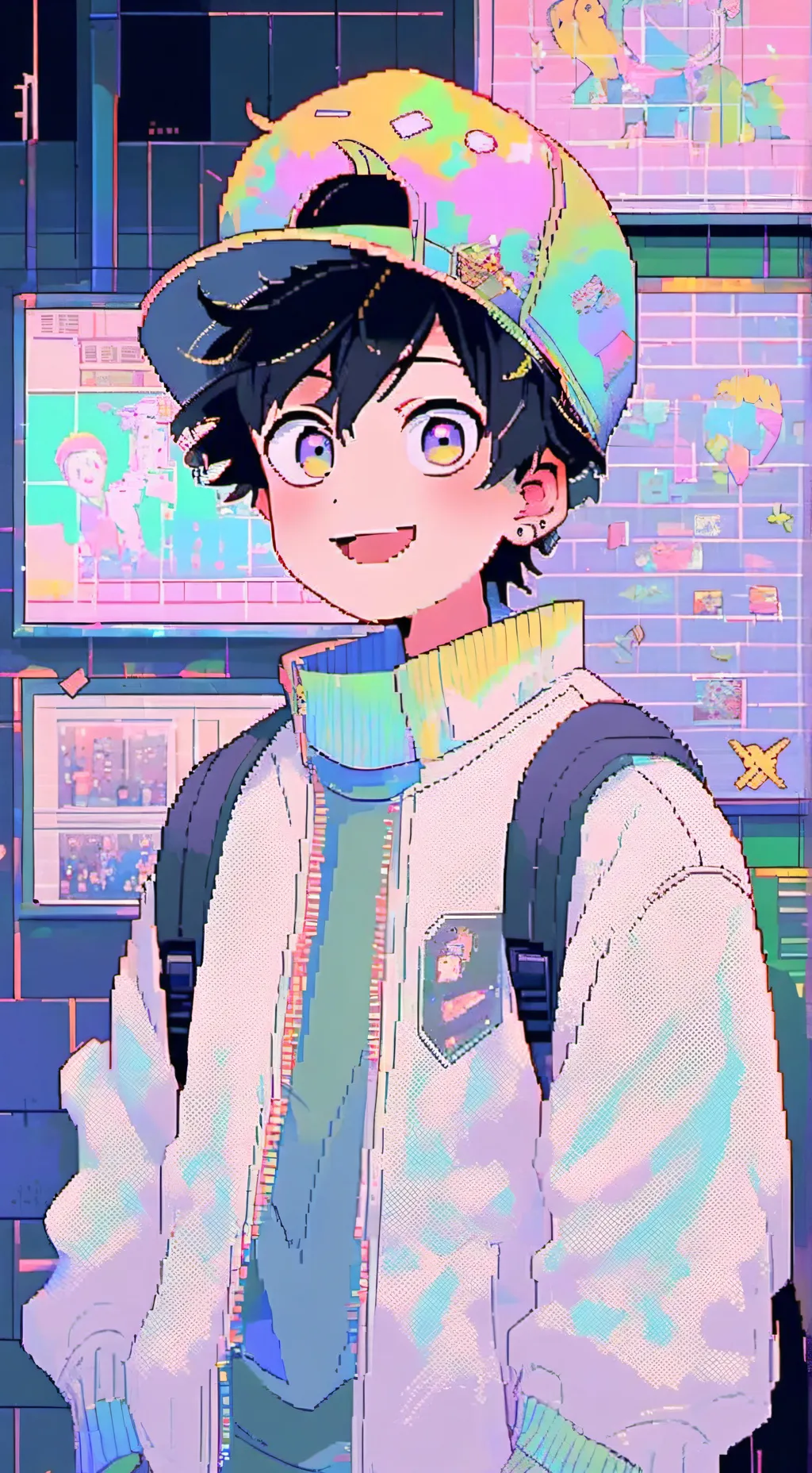 ai character: treated like a bab background