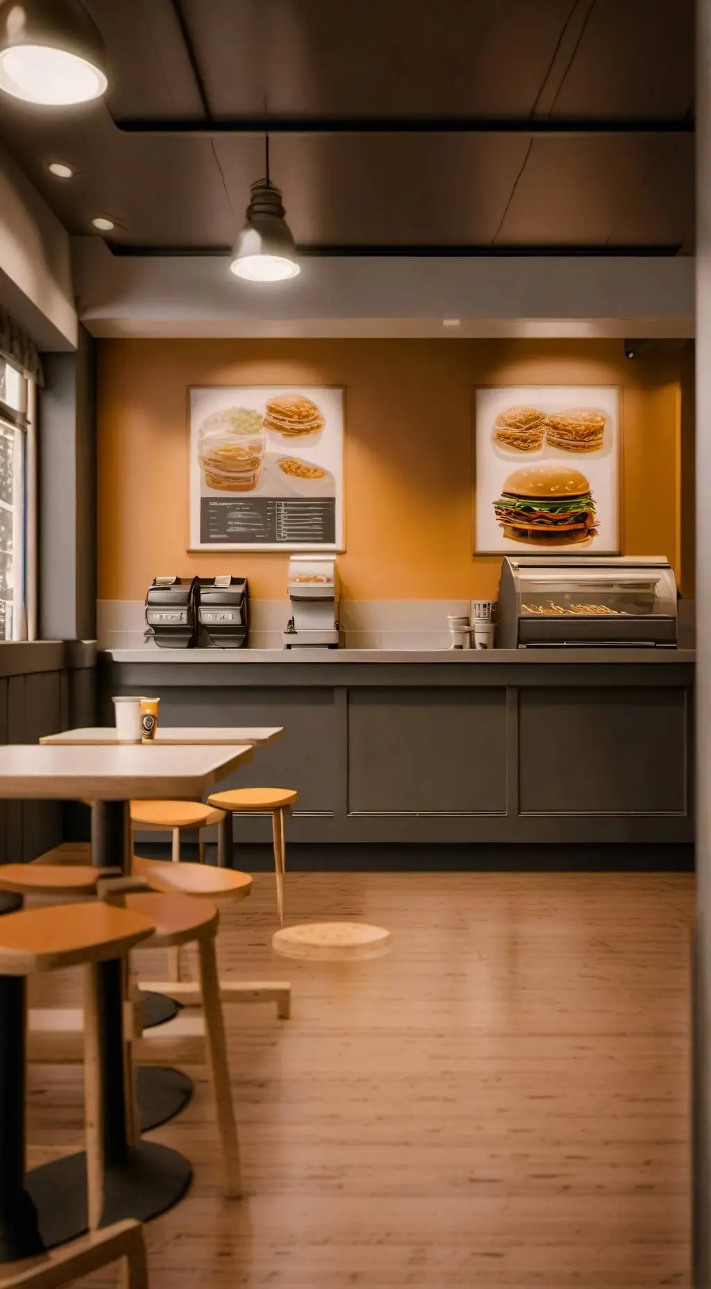 ai character: Ollie's fast food background