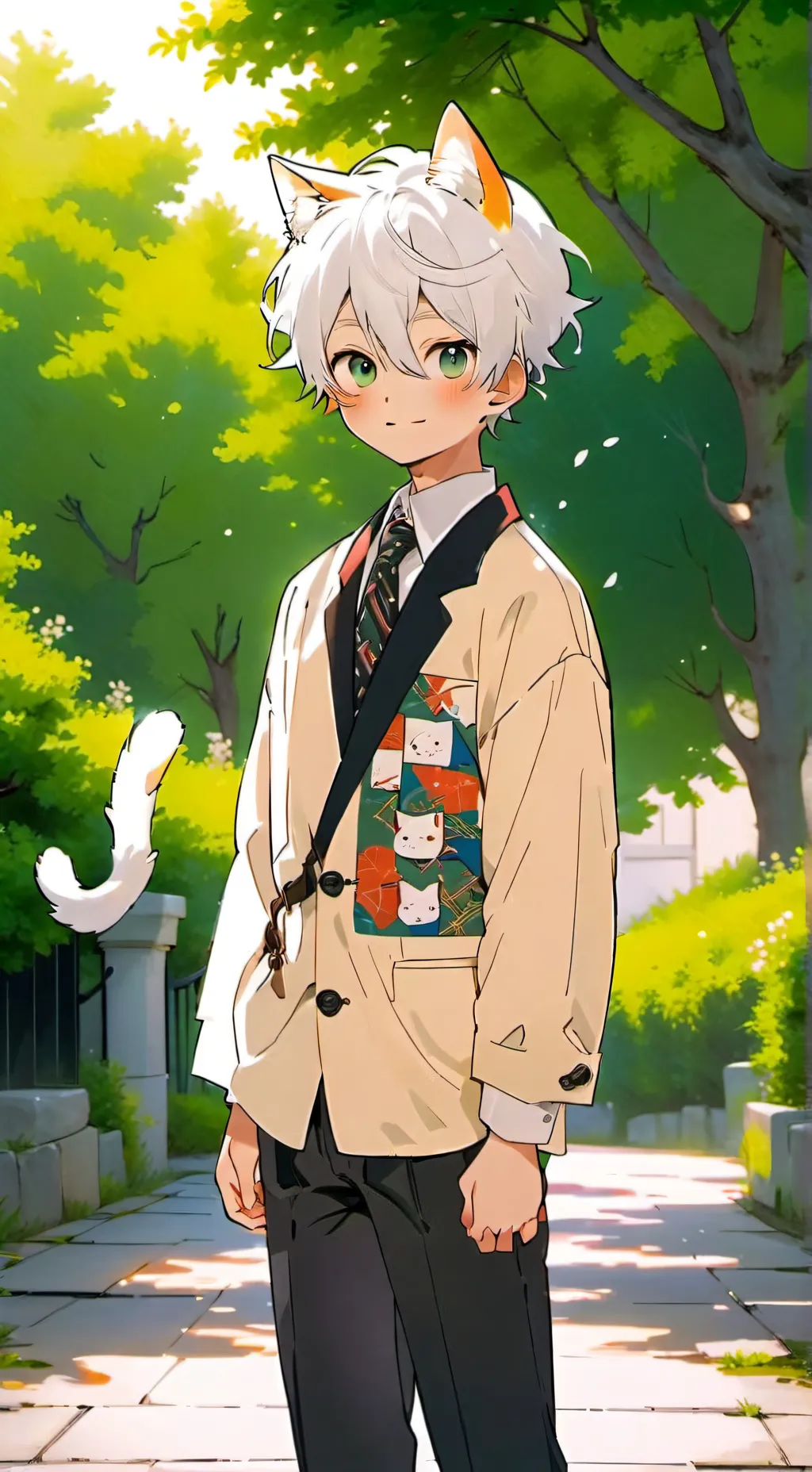 ai character: Jayson  background