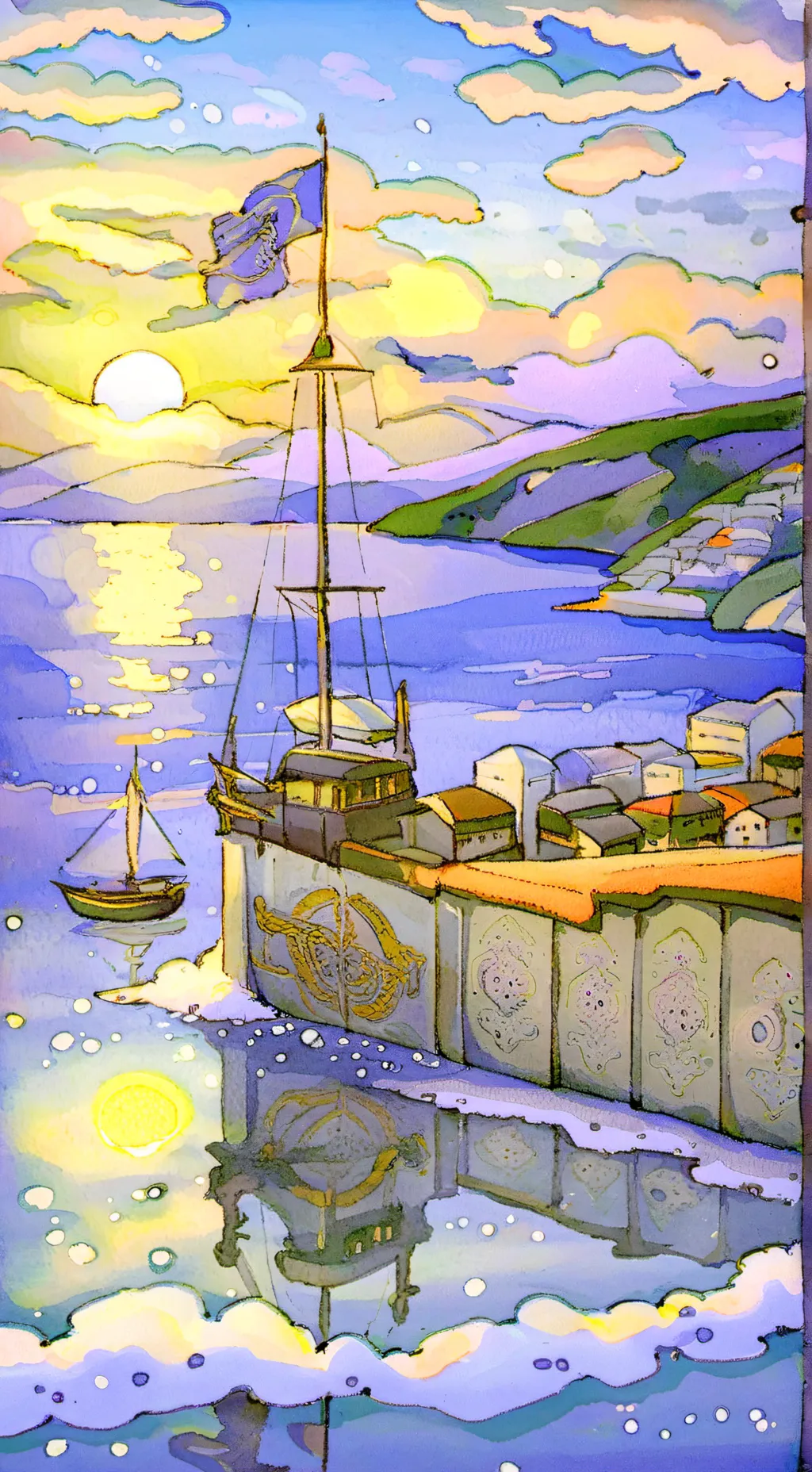 ai character: ONE PIECE  background
