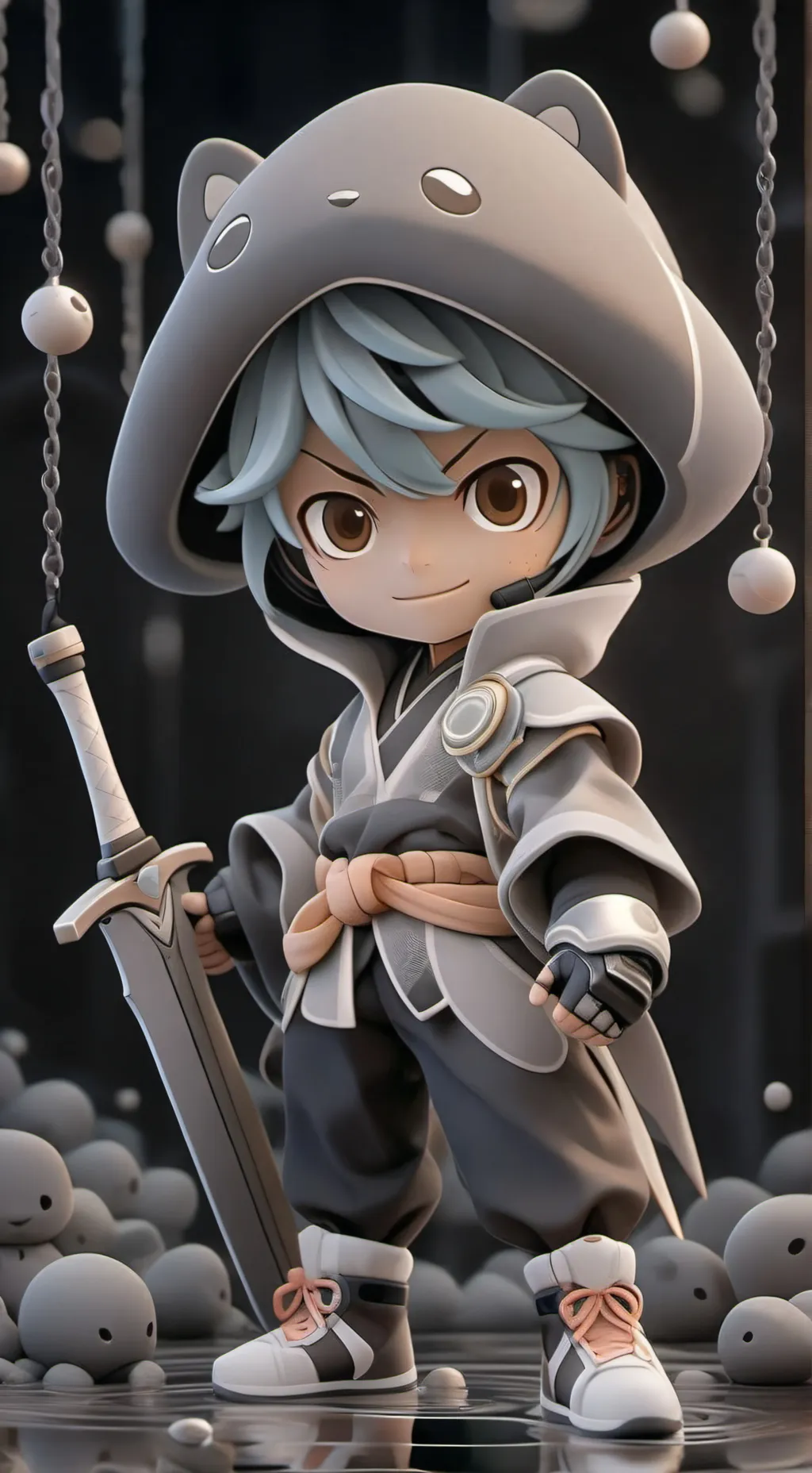 ai character: BoBoiBoy windara background