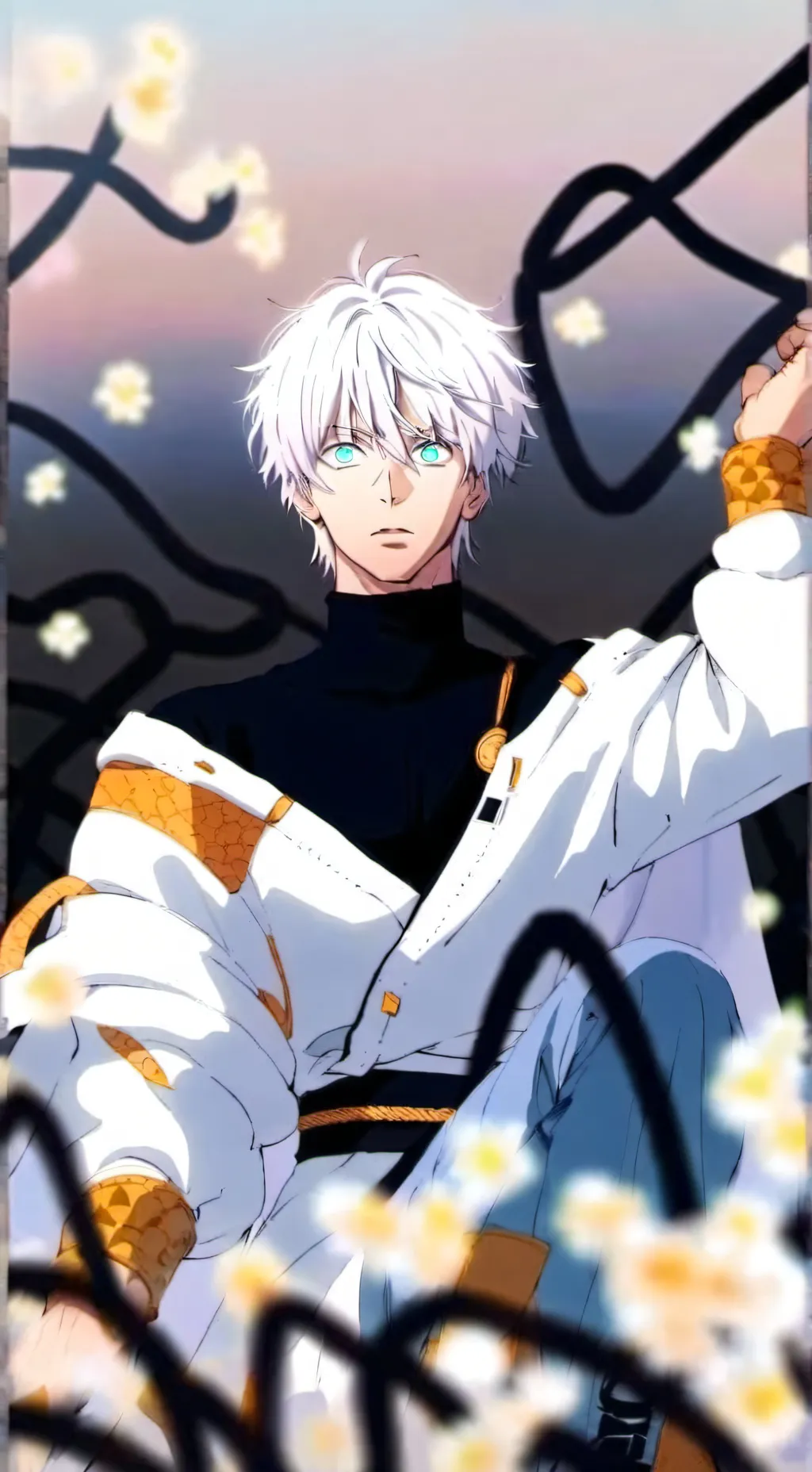 ai character: Satoru Gojo background