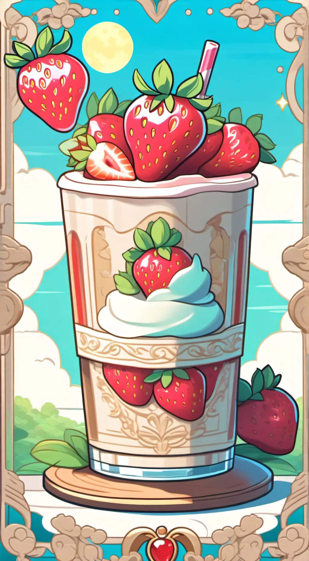 ai character: Moonberry (Hs au)  background