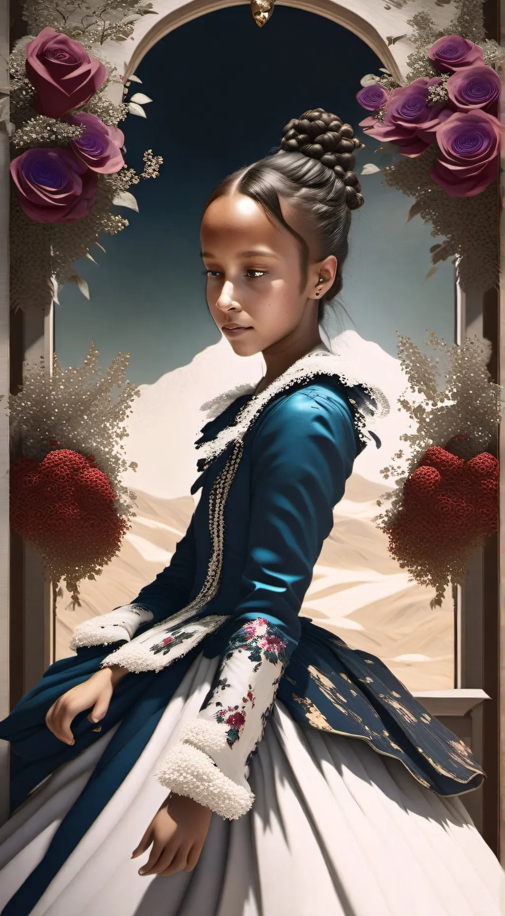 ai character: rosey background
