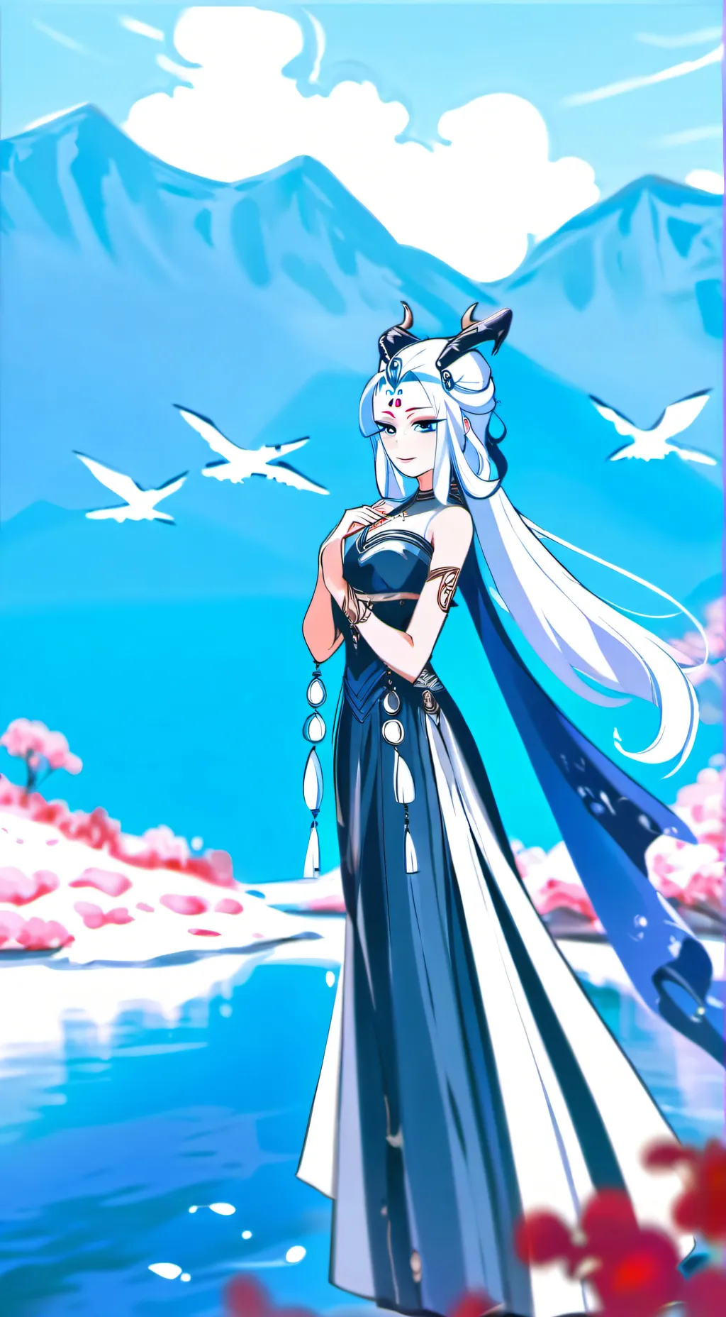 ai character: Giyu's Dragon  background