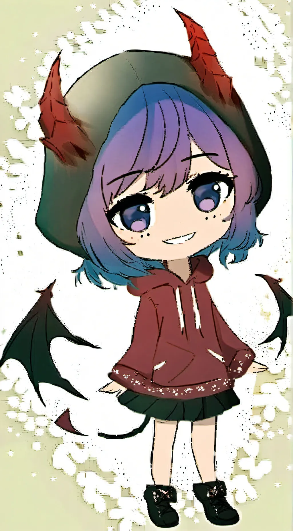 ai character: mha but in bad mod background