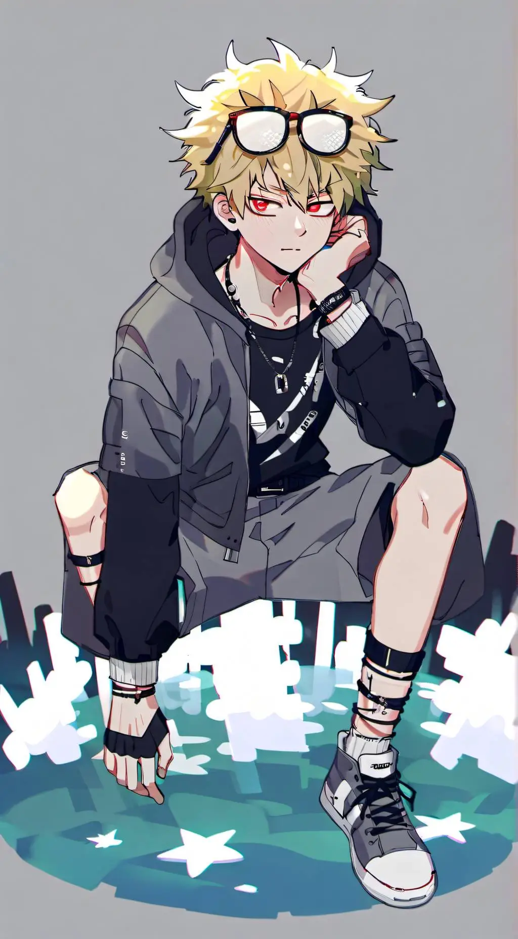 ai character: Izuku Midoriya  background