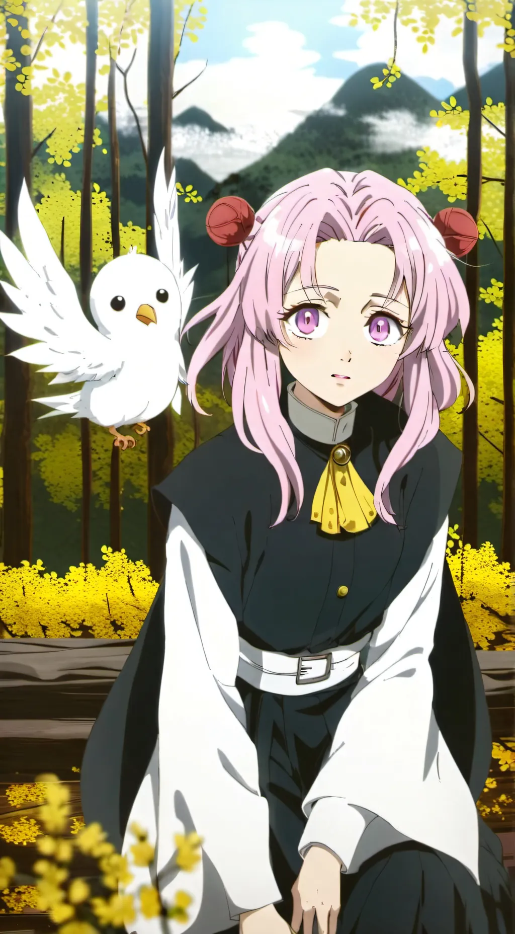 ai character: Kisuka kusuyi  background
